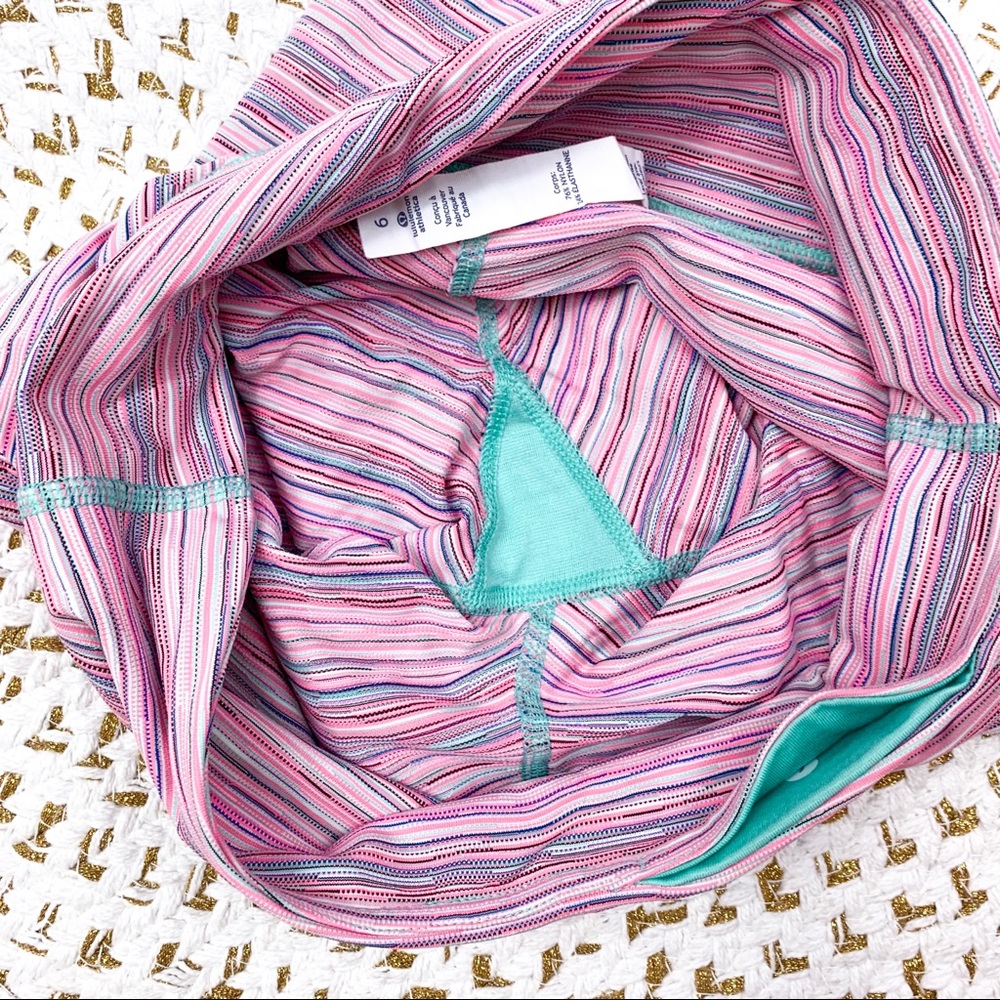 Lululemon Wunder Under Crop III Cyber Stripe Flash - Picture 7 of 8